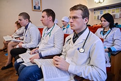 На практических занятиях в УЗ «Бобруйская городская детская больница»