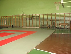 Спортивный зал колледжа.